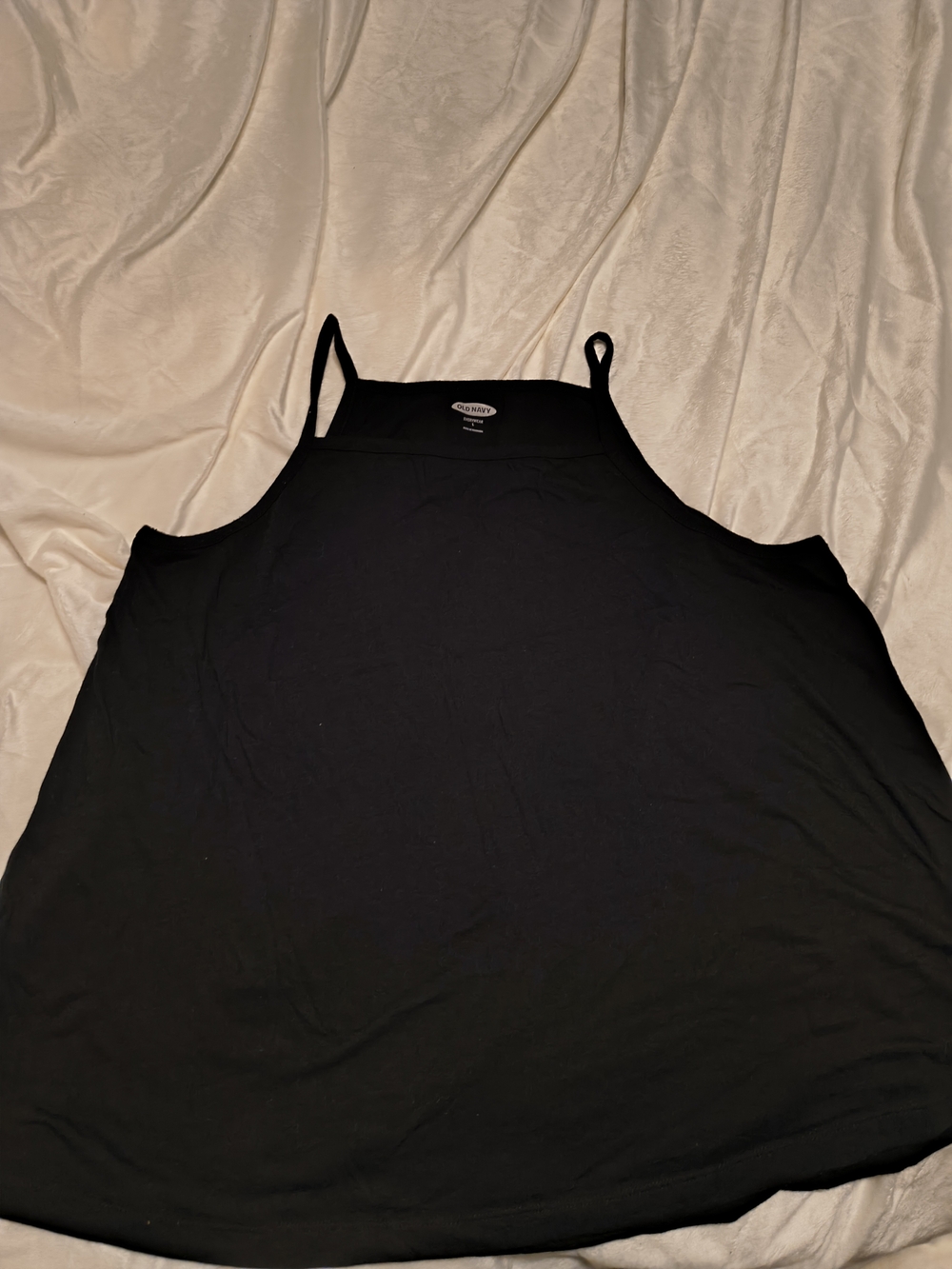 Old Navy Black High-Neck Spaghetti Strap Camisole